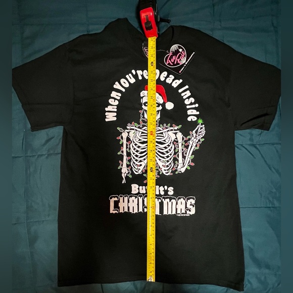 Too Fast - Relaxed Fit “Dead Inside” Christmas Tee - NWT - Picture 4 of 8